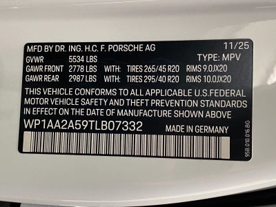 2026 Porsche Macan T