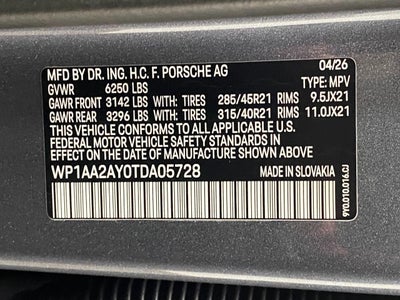 2026 Porsche Cayenne AWD