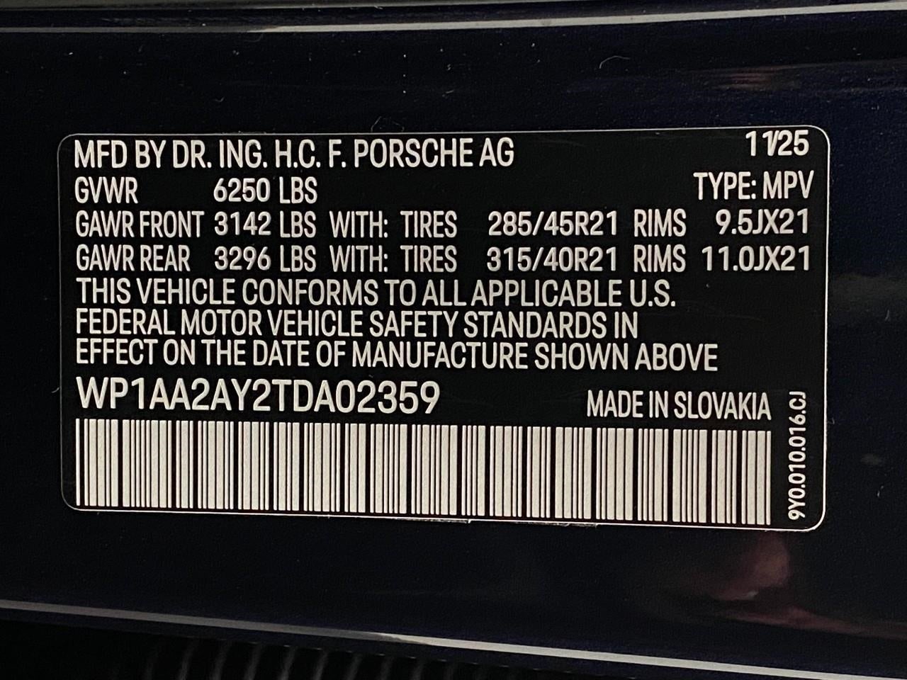 2026 Porsche Cayenne AWD