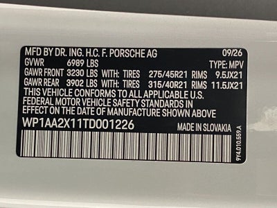 2026 Porsche Cayenne Electric