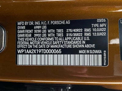 2026 Porsche Cayenne Electric