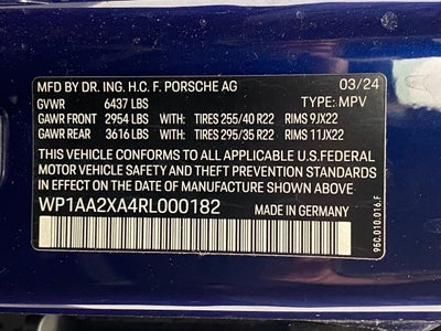 2024 Porsche Macan Electric 4
