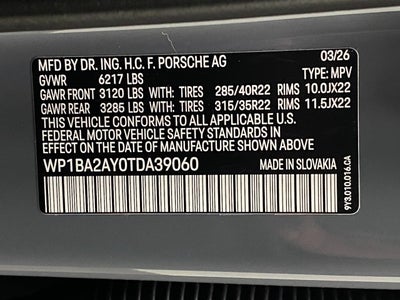 2026 Porsche Cayenne Coupe AWD