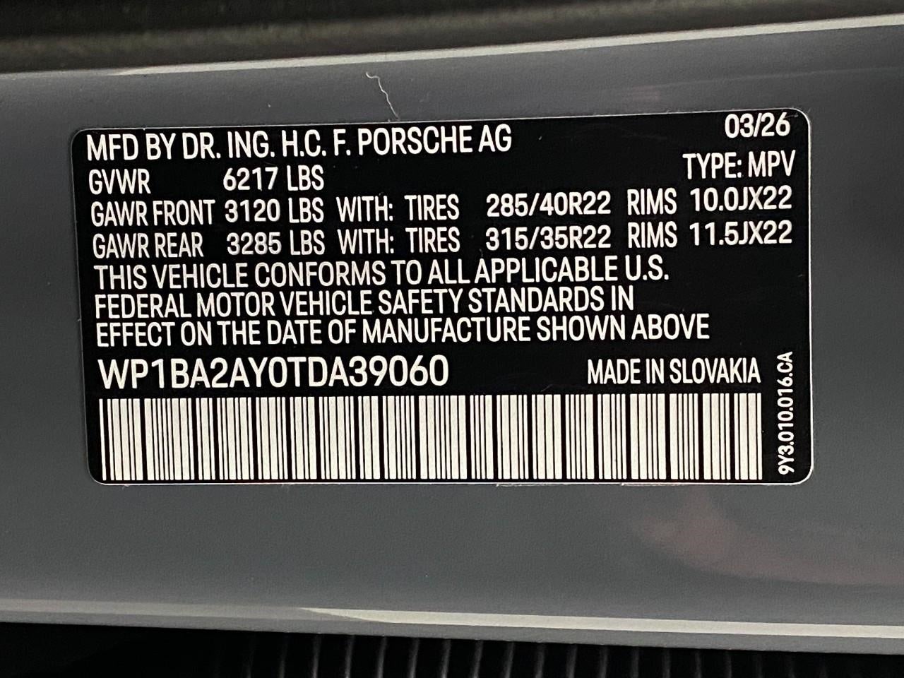 2026 Porsche Cayenne Coupe AWD