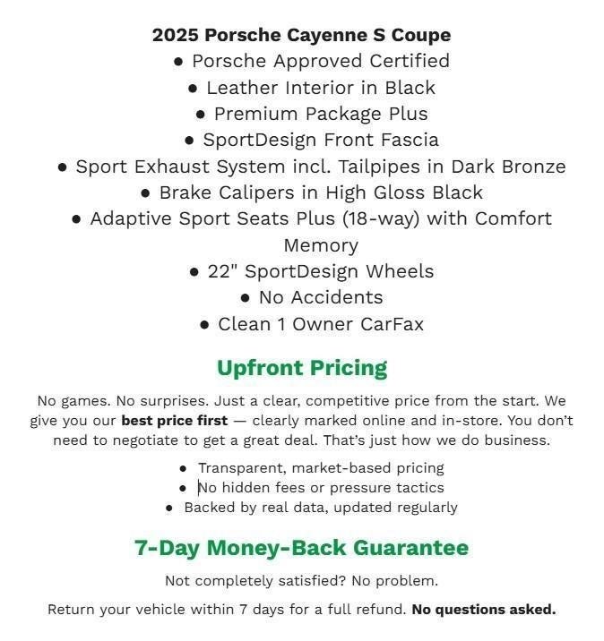 2025 Porsche Cayenne S