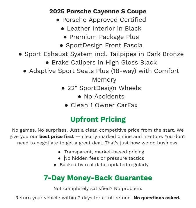 2025 Porsche Cayenne S