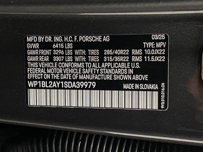 2025 Porsche Cayenne S
