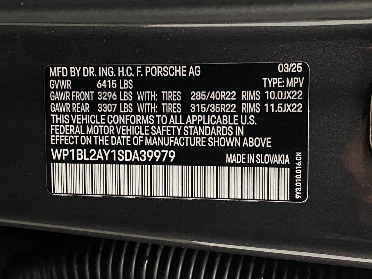 2025 Porsche Cayenne S