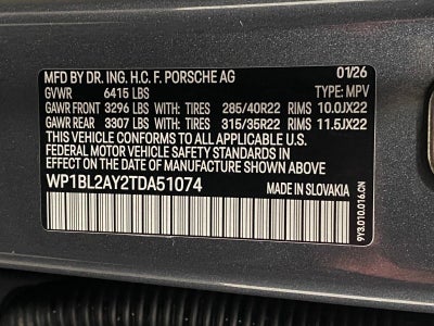 2026 Porsche Cayenne S