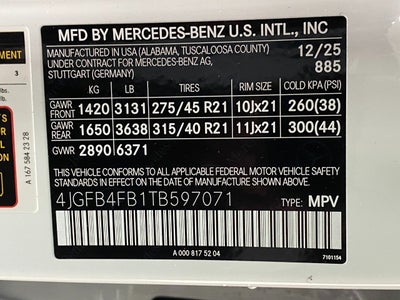 2026 Mercedes-Benz GLE GLE 350 4MATIC® SUV