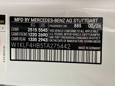 2026 Mercedes-Benz E-Class E 350 4MATIC® Sedan