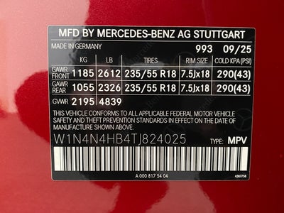 2026 Mercedes-Benz GLA GLA 250 4MATIC® SUV