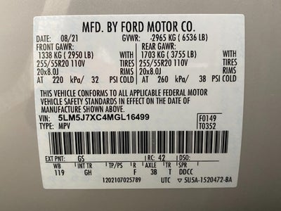 2021 Lincoln Aviator Reserve AWD
