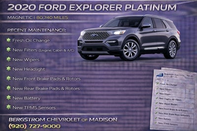 2020 Ford Explorer Platinum 4WD