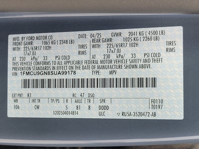 2025 Ford Escape Active AWD