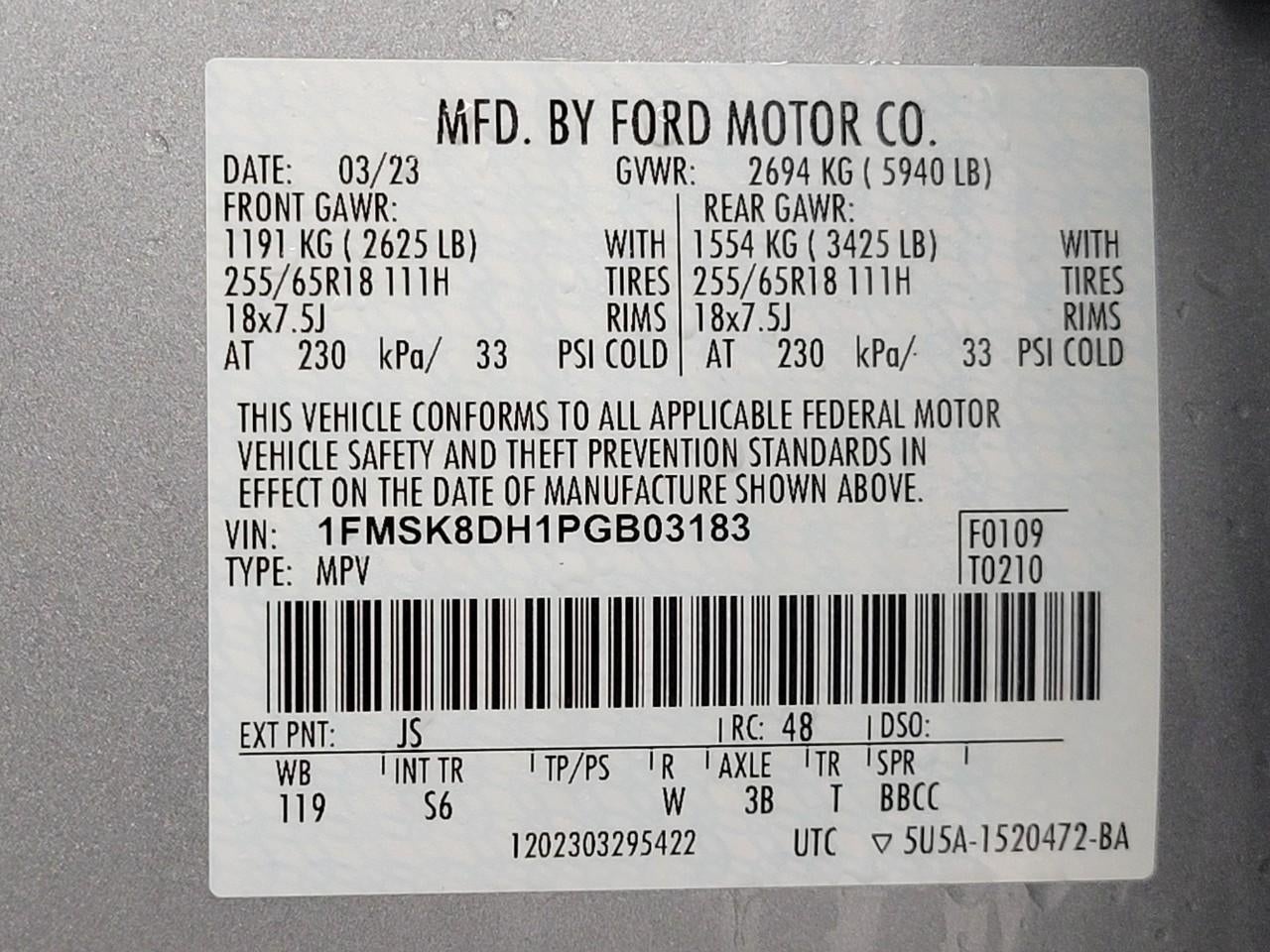 2023 Ford Explorer XLT 4WD