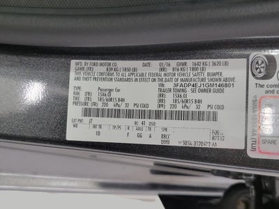 2016 Ford Fiesta 5dr HB SE