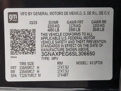 2025 Chevrolet Equinox AWD 4dr LT w/2LT