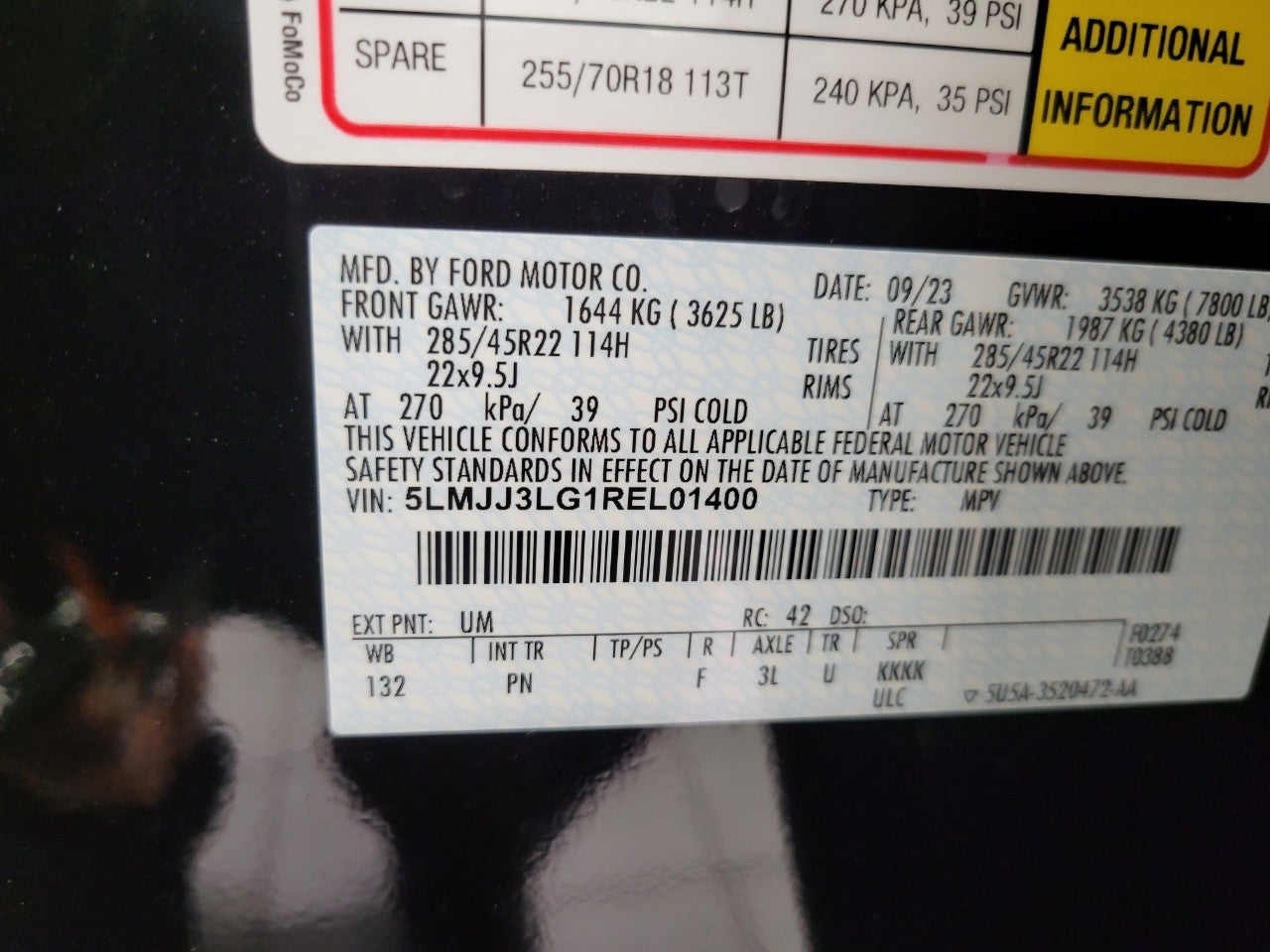 2024 Lincoln Navigator RESERVE 4X4 ** LUXURY PACKAGE ** MONOCHROMATIC PACKAGE **