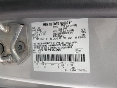 2014 Ford Transit Connect LWB XL w/Rear Liftgate