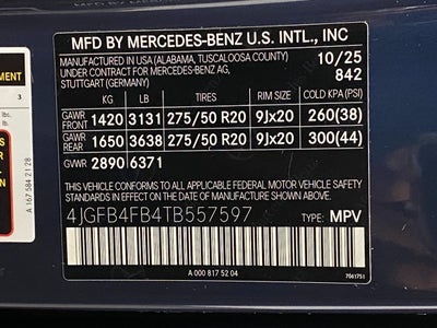 2026 Mercedes-Benz GLE GLE 350 4MATIC® SUV