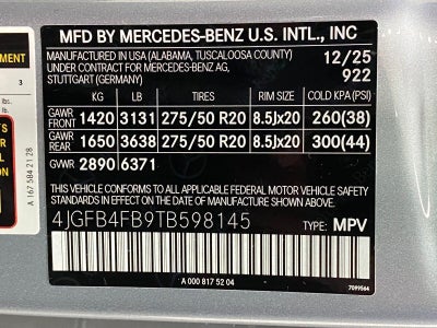 2026 Mercedes-Benz GLE GLE 350 4MATIC® SUV