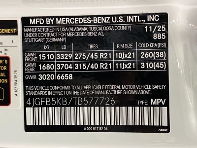2026 Mercedes-Benz GLE GLE 450 4MATIC® SUV