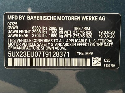 2026 BMW X5 xDrive40i Sports Activity Vehicle