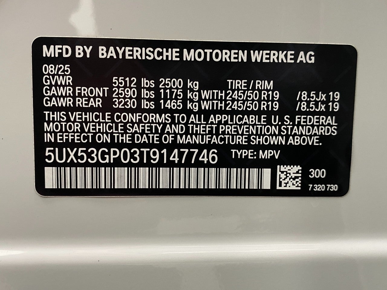 2026 BMW X3 30 xDrive Sports Activity Vehicle