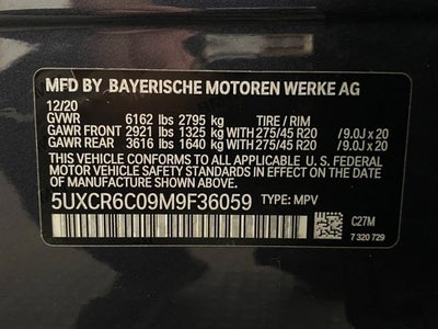2021 BMW X5 xDrive40i Sports Activity Vehicle