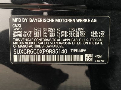 2023 BMW X5 xDrive40i Sports Activity Vehicle