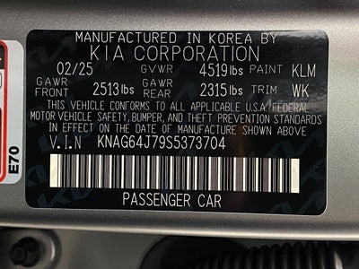 2025 Kia K5 GT-Line Auto AWD