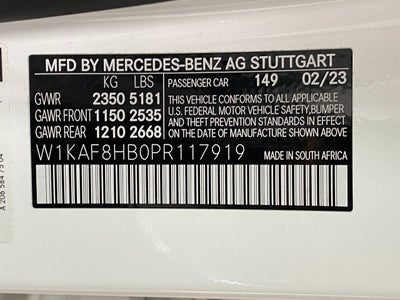 2023 Mercedes-Benz C-Class AMG® C 43 4MATIC® Sedan