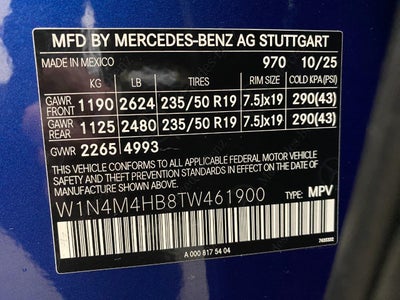 2026 Mercedes-Benz GLB GLB 250 4MATIC® SUV