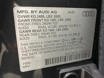 2025 Audi Q5 Premium Plus 2.0 TFSI quattro