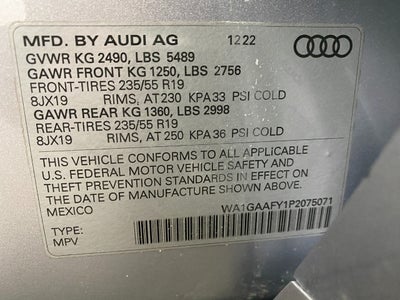 2023 Audi Q5 S line Premium 45 TFSI quattro