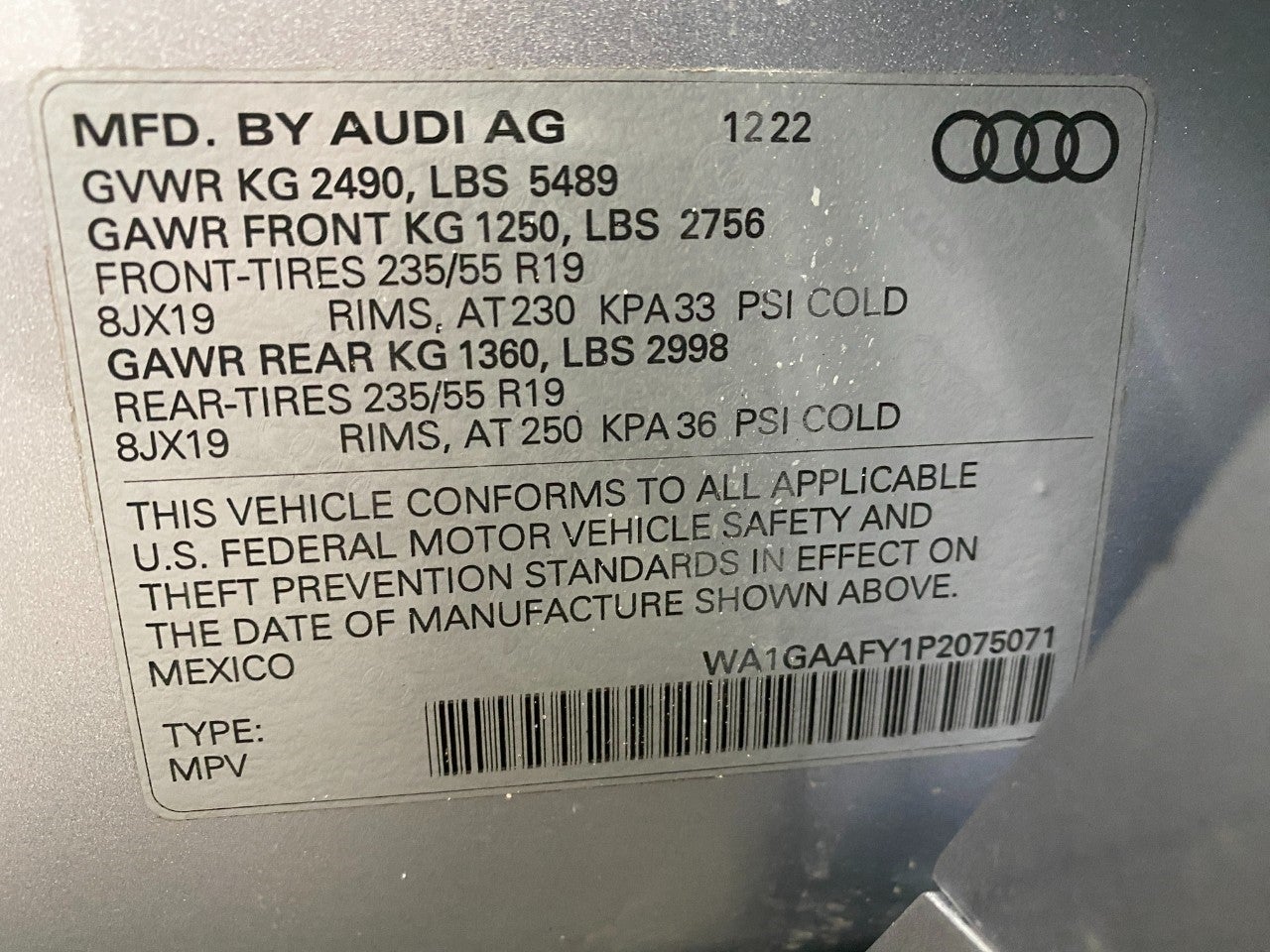 2023 Audi Q5 S line Premium 45 TFSI quattro