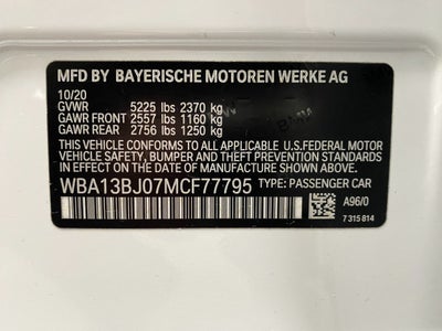 2021 BMW 530i xDrive 530i xDrive Sedan