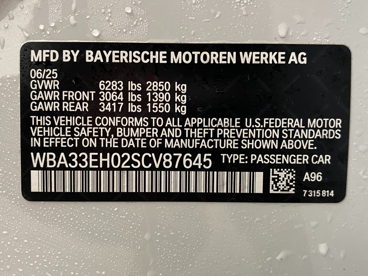 2025 BMW 740i xDrive 740i xDrive Sedan