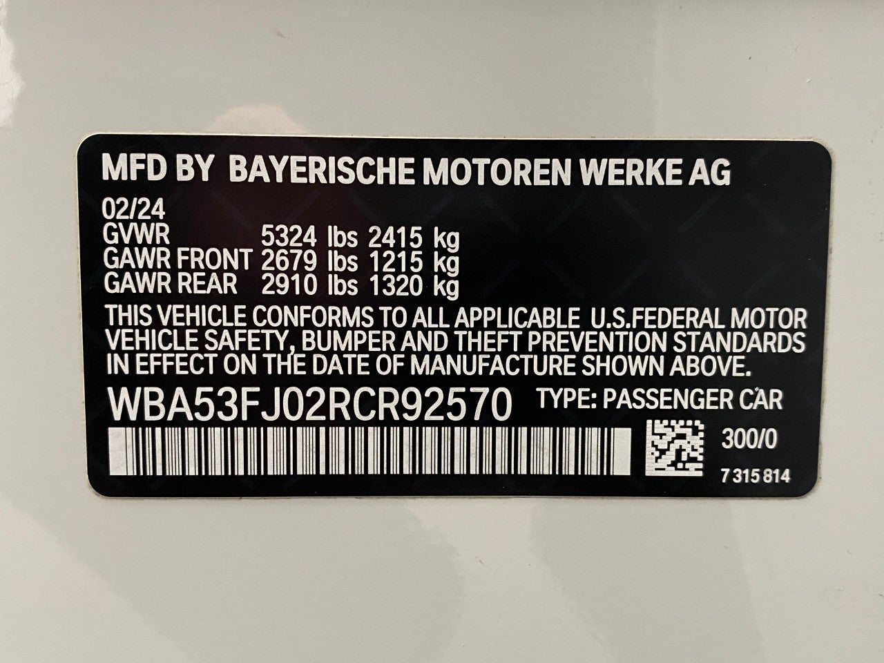 2024 BMW 530i xDrive 530i xDrive Sedan