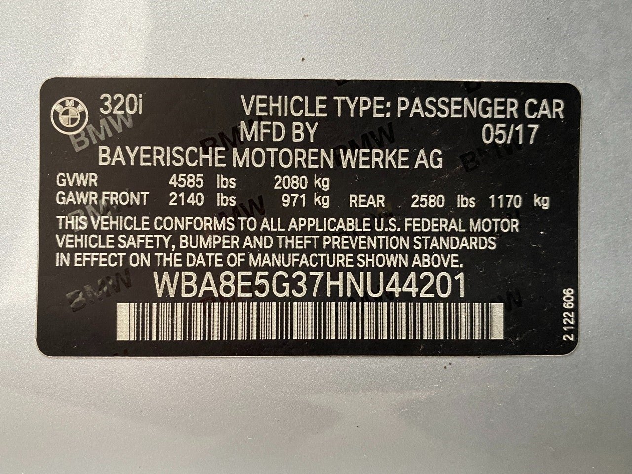 2017 BMW 320i xDrive 320i xDrive Sedan