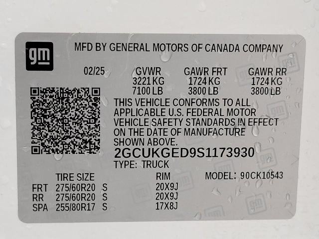 2025 Chevrolet Silverado 1500 LTZ