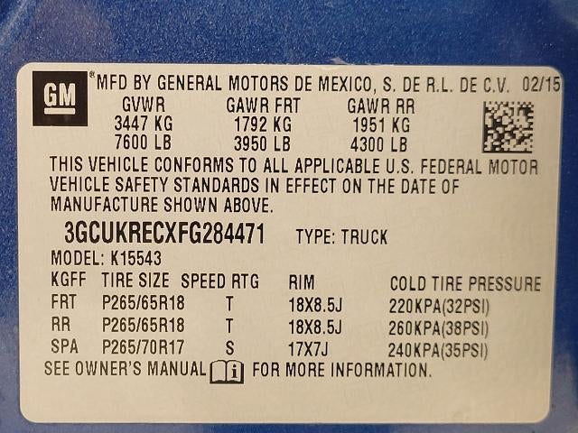 2015 Chevrolet Silverado 1500 LT