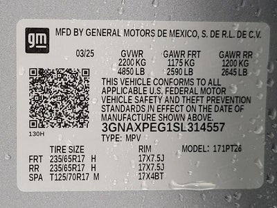 2025 Chevrolet Equinox LT