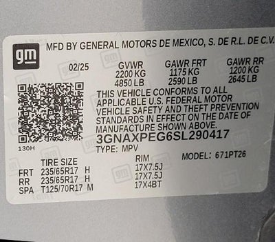 2025 Chevrolet Equinox LT