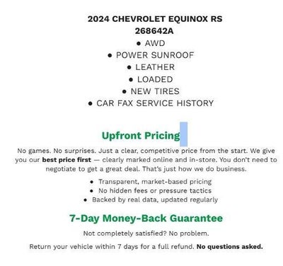 2024 Chevrolet Equinox RS