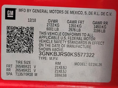 2019 Chevrolet Blazer RS