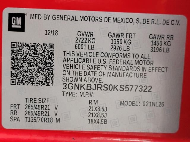 2019 Chevrolet Blazer RS