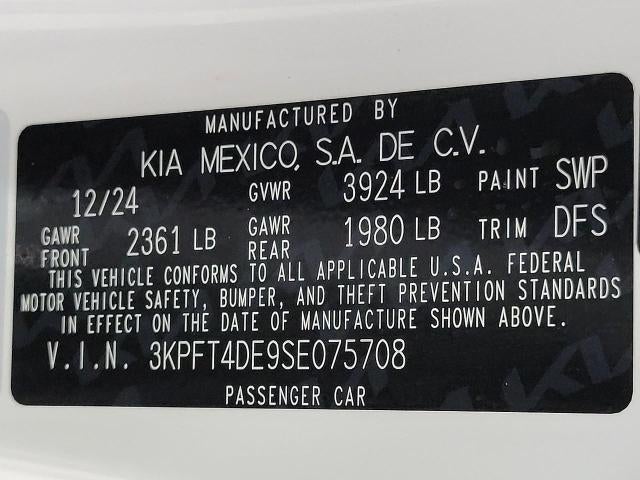 2025 Kia K4 LXS