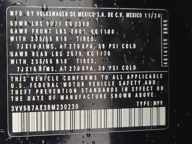 2024 Volkswagen Tiguan Wolfsburg Edition